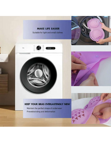 Bolsa de Lavado de Sujetadores Glatiaofy - Malla Delicada XXL