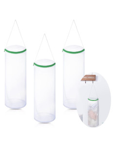 Bolsa de Lavandería Boao para Calcetines - 3 Piezas Malla