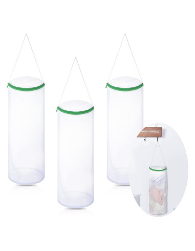 Bolsa de Lavandería Boao para Calcetines - 3 Piezas Malla