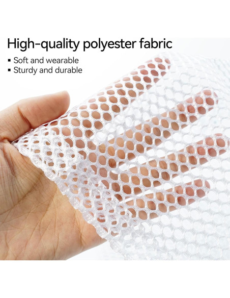 3 Bolsas de Lavado de Malla Nufiwra 30x40cm 40x50cm 50x60cm