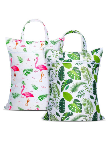 Bolsa de Lavandería Grande Nidoul Impermeable 2 Pcs 58x45 cm