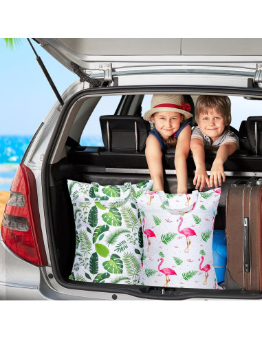 Bolsa de Lavandería Grande Nidoul Impermeable 2 Pcs 58x45 cm