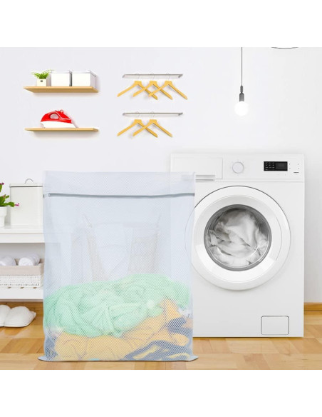 Bolsa de Lavandería de Malla Extra Grande Vivifying - 2 Piezas (68.5 x 88.9 cm) Bolsa de Lavandería de Malla Extra Grande Vivifying - 2 Piezas (68.5 x 88.9 cm)