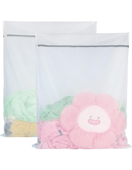 Bolsa de Lavandería de Malla Extra Grande Vivifying - 2 Piezas (68.5 x 88.9 cm) Bolsa de Lavandería de Malla Extra Grande Vivifying - 2 Piezas (68.5 x 88.9 cm)