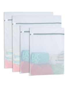 4 Bolsas de Malla para Lavandería Genérico - Tamaño Grande