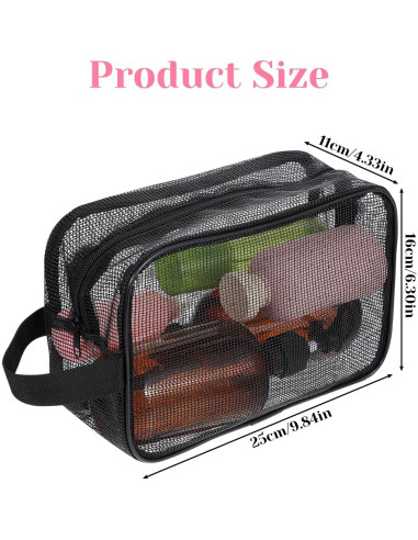 Bolsa de Ducha de Malla Styquenzer 25x16x11cm Unisex
