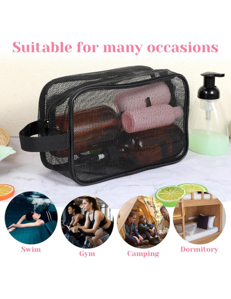 Bolsa de Ducha de Malla Styquenzer 25x16x11cm Unisex