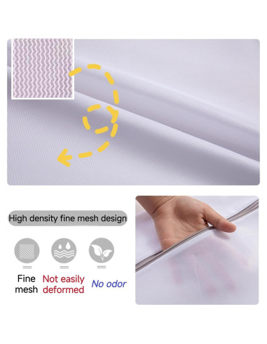 4 Bolsas de Malla para Lavandería Genérico - Tamaño Grande