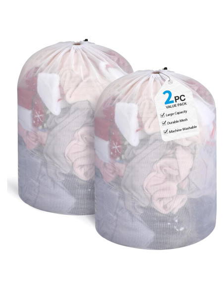 Bolsa de Lavado de Malla EZ COZY 61x79 cm - 2 Paquetes