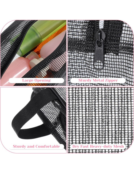 Bolsa de Ducha de Malla Styquenzer 25x16x11cm Unisex