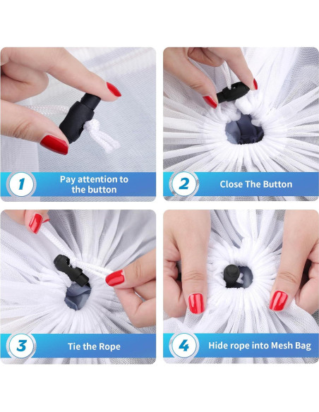 Bolsa de Lavado de Malla EZ COZY 61x79 cm - 2 Paquetes