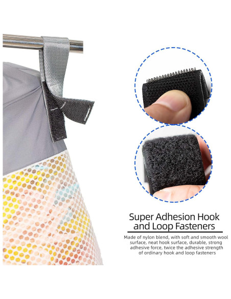 Bolsa de Pinzas de Ropa MinYee con Cierre de Cordón 17.78x25.4cm