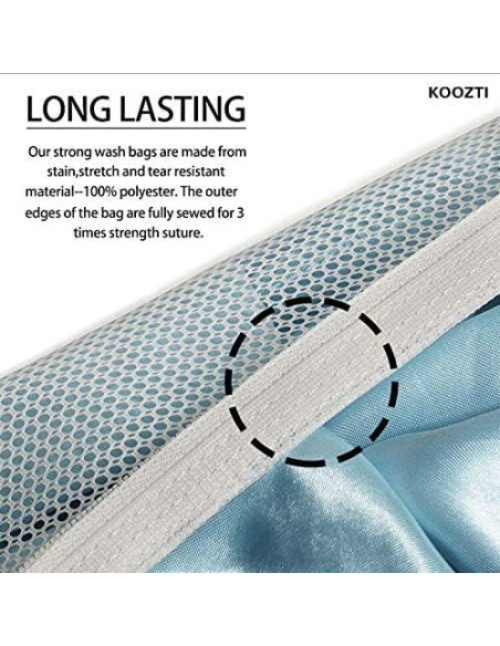 Bolsa de Pinzas de Ropa MinYee con Cierre de Cordón 17.78x25.4cm