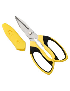Tijeras Utilitarias BoFuYuan 20 cm Amarillo Acero Inoxidable
