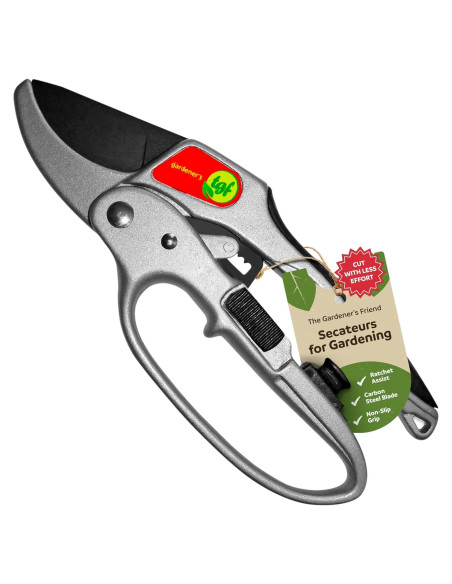 Tijeras de Podar Ratchet El Amigo del Jardinero 205mm Tijeras de Podar Ratchet El Amigo del Jardinero 205mm