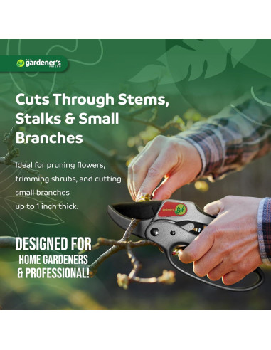 Tijeras de Podar Ratchet El Amigo del Jardinero 205mm