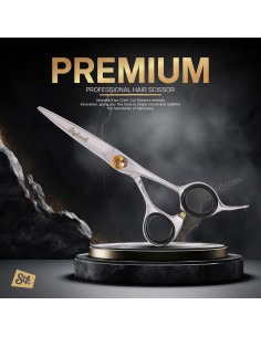 Tijeras de Pelo Stylonik 7" Acero Inoxidable Bisel Convexo 2