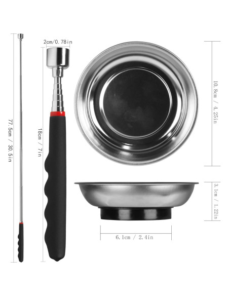 Juego de Herramientas de Recogida Magnética XIANGEN 7.26 kg
