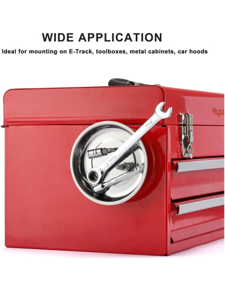 Juego de Bandejas Magnéticas Redondas Mayouko 3 Piezas 3-4-6"