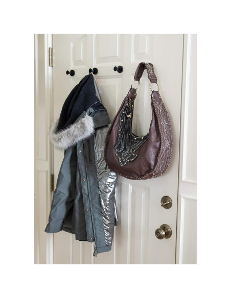 Ganchos Magnéticos Fuertes Mavoro Negro - Juego de 2