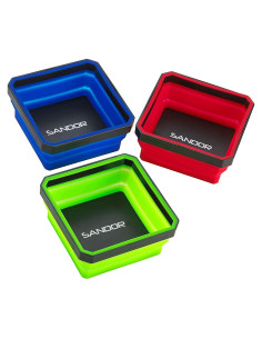 Juego de Bandejas Magnéticas Plegables Sandor - 3 Unidades 10.8 cm