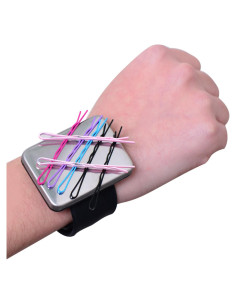 Banda de Muñeca Magnética de Silicona Perfehair para Pasadores