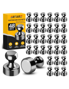 Pines Magnéticos Grtard 48 Unidades Neodimio Negros