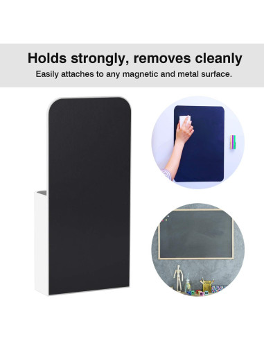 Soporte Magnético para Marcadores MoKo - 4 Paquetes Blanco