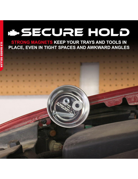 Bandeja Magnética ABN 10.67 cm para Piezas Automotrices