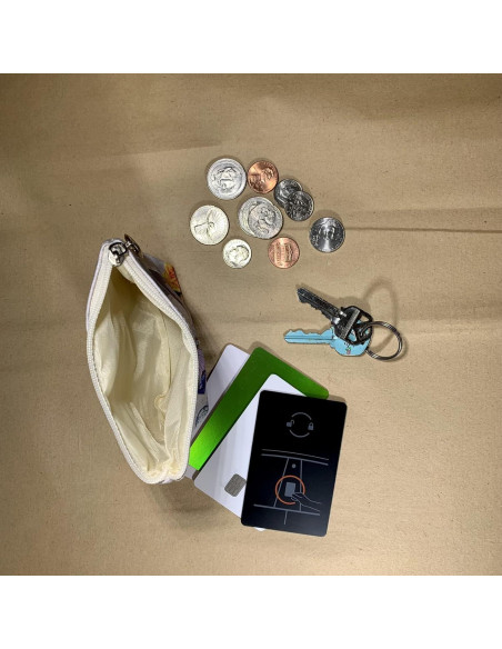 Monedero Mariposa Evenchae Verde Esmeralda Cuero PU 12x8 cm