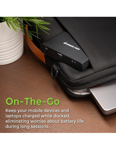 Dock IOGEAR Thunderbolt 4 Mini 8K Doble 4K USB-C 40 Gbps