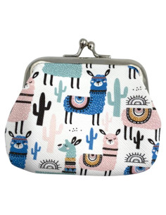 Monedero de Cierre de Beso MDSTYLE para Mujeres - Alpaca
