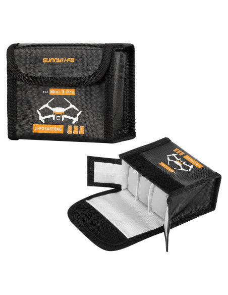 Bolsa Segura para Baterías DJI Mini 4 Pro y Mini 3 Pro