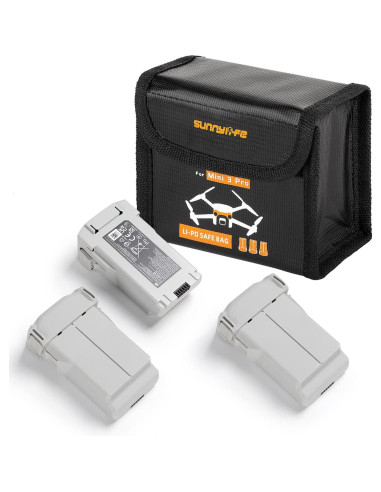 Bolsa Segura para Baterías DJI Mini 4 Pro y Mini 3 Pro