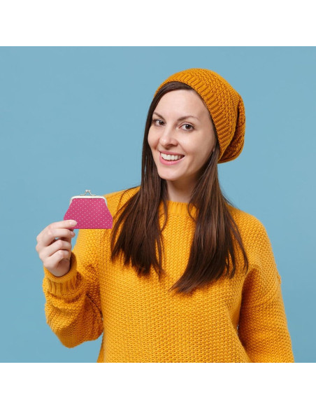 Monedero Compacto AfitLulu Set de 2 Mujeres Blanco y Rosa Monedero Compacto AfitLulu Set de 2 Mujeres Blanco y Rosa