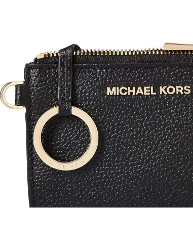 Monedero Pequeño Michael Kors Mercer Cuero Negro