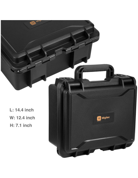 Estuche de Almacenamiento a Prueba de Agua Migitec 102 Tarjetas