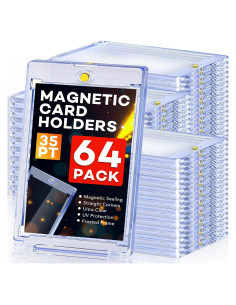 64 Soportes Magnéticos para Tarjetas ZENOWICK 35pt U-V