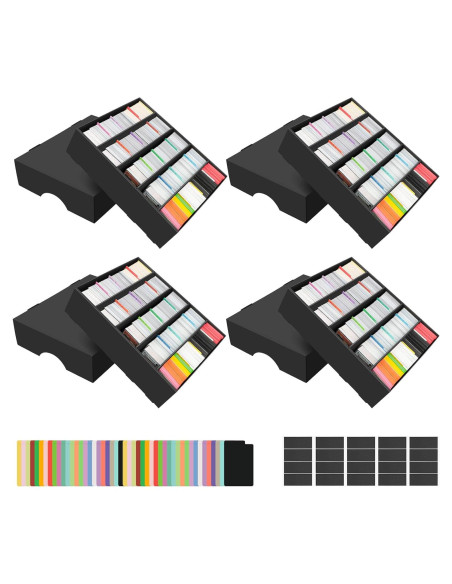 Caja de Almacenamiento de Cartas AOBOPLE 4 Pack 4650 Cartas Caja de Almacenamiento de Cartas AOBOPLE 4 Pack 4650 Cartas