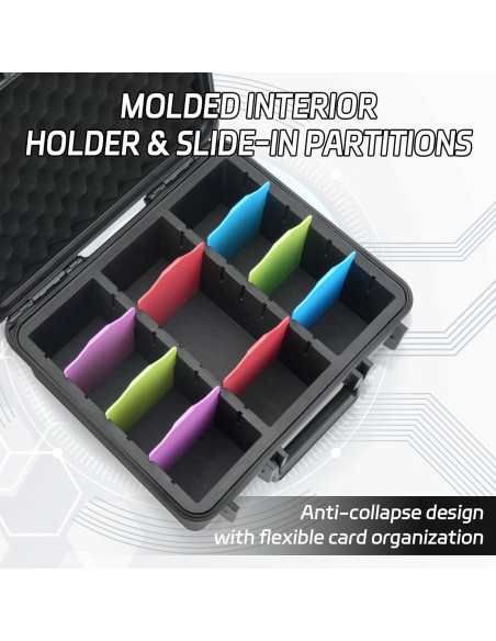 Caja de Almacenamiento WPGEAR para 360 Toploaders 3" x 4"