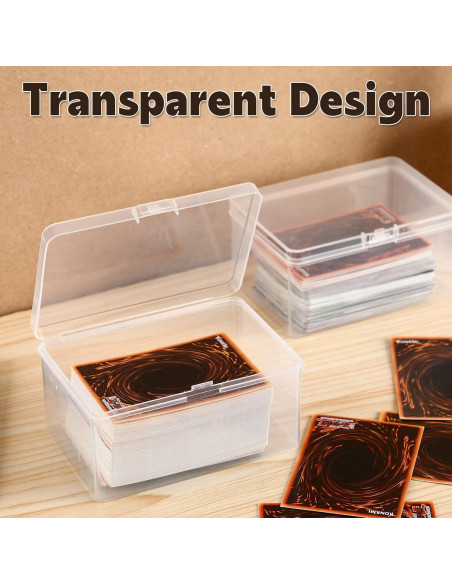 Caja de Almacenamiento de Cartas Vicenpal 4 Pcs 11x7.5x5.5 cm