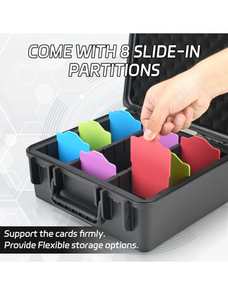 Caja de Almacenamiento WPGEAR para 360 Toploaders 3" x 4"