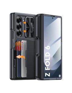 Funda Cartera Vizvera para Samsung Galaxy Z Fold 6 - Negro