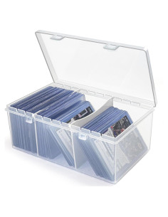 Caja de almacenamiento de tarjetas coleccionables Vowcarol 8.9x11.4x20.3 cm