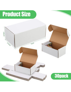 Caja de Almacenamiento de Cartas Yexiya 10 Pcs Cartón 400 Capacidad 2