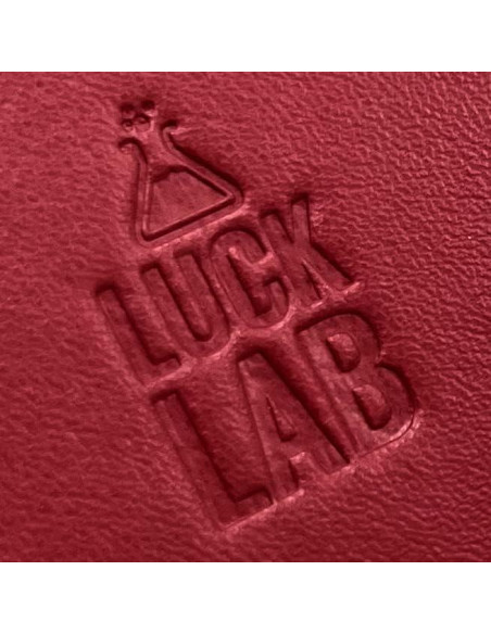 Estuche de Cartas de Póker Luck Lab Rojo Vino - Cierre Magnético