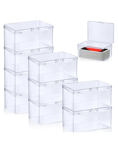 Estuches Transparentes Qunclay para Cartas de Juego - 10 Pcs