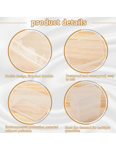 Estuches Transparentes Qunclay para Cartas de Juego - 10 Pcs