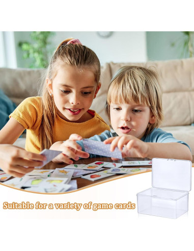 Estuches Transparentes Qunclay para Cartas de Juego - 10 Pcs