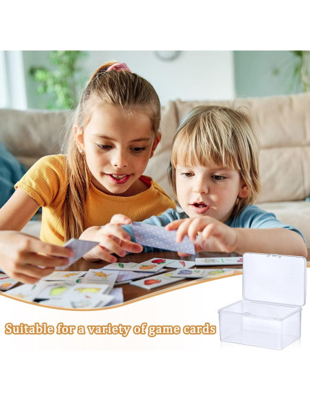 Estuches Transparentes Qunclay para Cartas de Juego - 10 Pcs